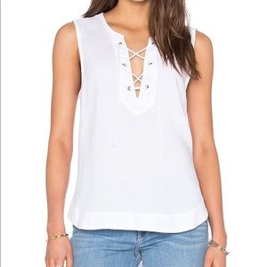 Bella Dahl Lace Up Tank